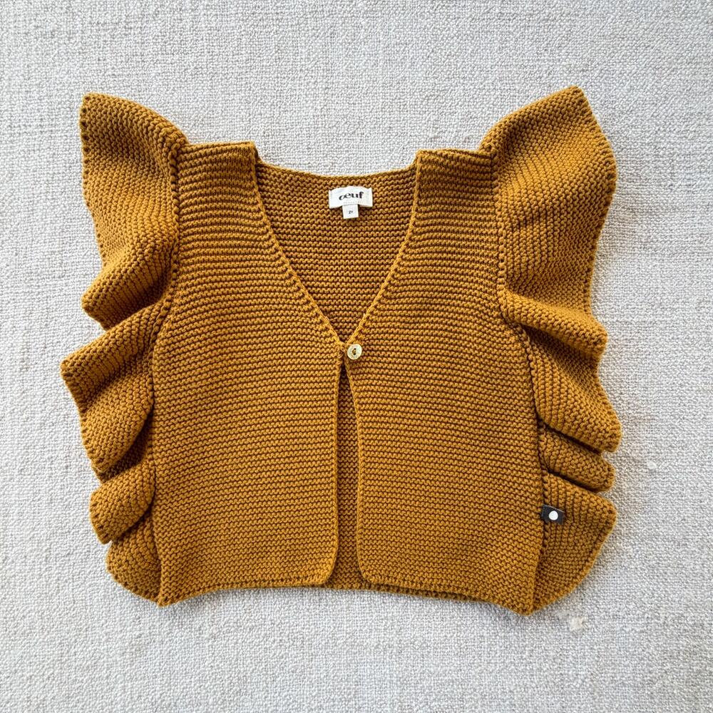NWOT Oeuf Toddler Sweater Vest Size 2